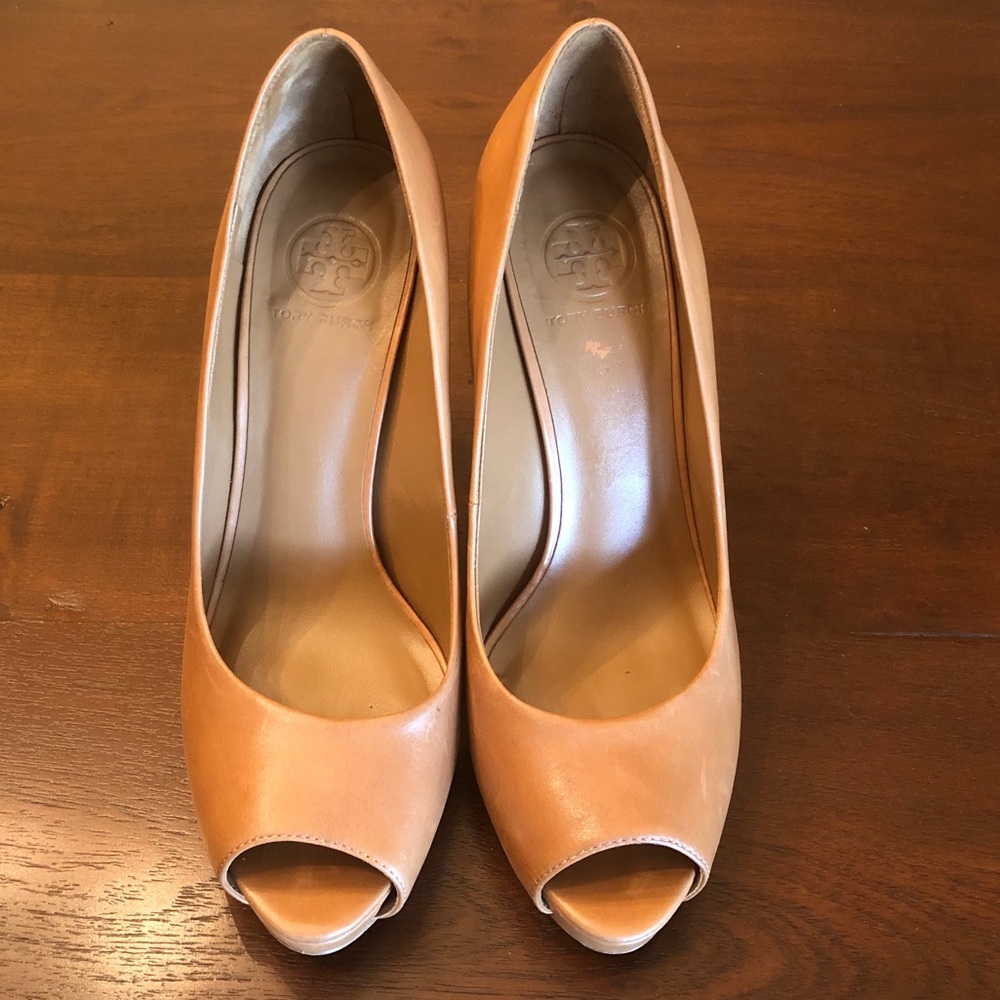 TORY BURCH high heel peep toe pumps - Picture 4 of 15